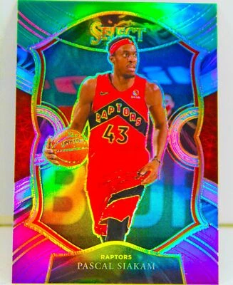 Pascal Siakam 2020-21 Select Green White Purple Prizm Card #46 Concourse NBA - Image 1 of 4