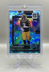 QUAY WALKER 2022 Donruss Optic Rated Rookie Blue Cracked Ice Prizm #/15 SSP