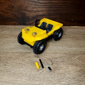 VINTAGE 1980 BOTOY SUPER-CLIMBING TUMBLE Yellow BUGGY / CAR for PARTS / REPAIR - Picture 1 of 6