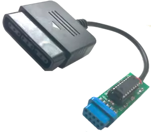 KMTech Cyclone RX Playstation Joystick Gamepad Adapter für den MSX Computer - Bild 1 von 2
