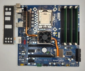 Dell Alienware Aurora MS-7591 Motherboard w/ Intel Core i7-930 & I/O SHIELD - Picture 1 of 7