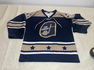 Camiseta deportiva Flint Generals para hombre pequeña limpia azul marino cohl Uhl vintage hockey años 90 EE. UU. - Imagen 1 de 6