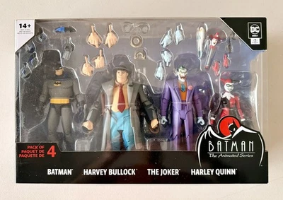 Экшн-фигурка DC Direct Batman/Harley Quinn/Harvey Bullock/Joker 5 дюймов новая в коробке - Изображение 1 из 4