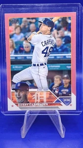 2023 Topps Series 2 - Kerry Carpenter #394 Mother's Day Pink 01/50 (RC) 1st - Picture 1 of 2