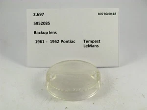 1961-1962 Pontiac Tempest LeMans NOS backup lamp lens 5952085 - Picture 1 of 4