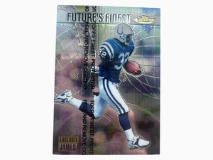 1999 Topps Finest #FF7 Edgerrin James Future's Finest #/500 RC Rookie HOF - Bild 1 von 10