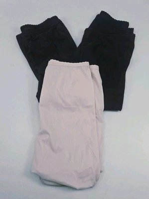 Lote De 3 Panty Vintage Bali Nylon Transparente Sedoso 4XL Negro Rosa Abuela Refuerzo Completo  Foto 1 de 4