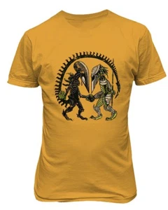 Camiseta para hombre Predator Alien terror otoño asustado espía vs espía - Imagen 1 de 13