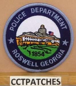 ROSEWELL, GEORGIA POLICE SHOULDER PATCH GA 2 - Picture 1 of 2