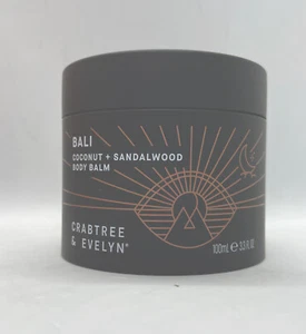 Crabtree & Evelyn Bali Coconut + Sandalwood Body Balm 3.3 oz - Picture 1 of 1
