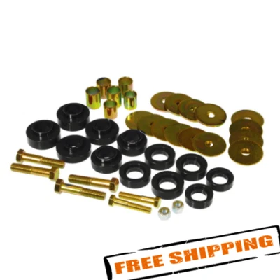 Bujes de montaje y soporte de radiador Prothane 7-139-BL negro Foto 1 de 4