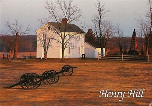 Postcard VA Henry Hill Manassas Nat'l Battlefield Civil War Parrott Rifles   