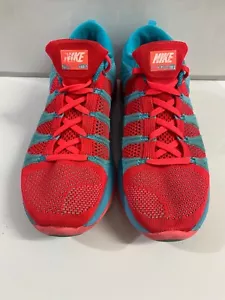 Nike Ladies Size US9.5 UK7 EUR41 Flex Lunar 2 Trainers G/VGC 2013 Pink & Blue - Picture 1 of 8