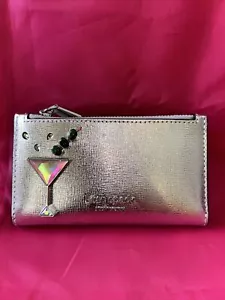 Portafoglio pieghevole Kate Spade agitato non mescolato impreziosito metallizzato sottile - Foto 1 di 8