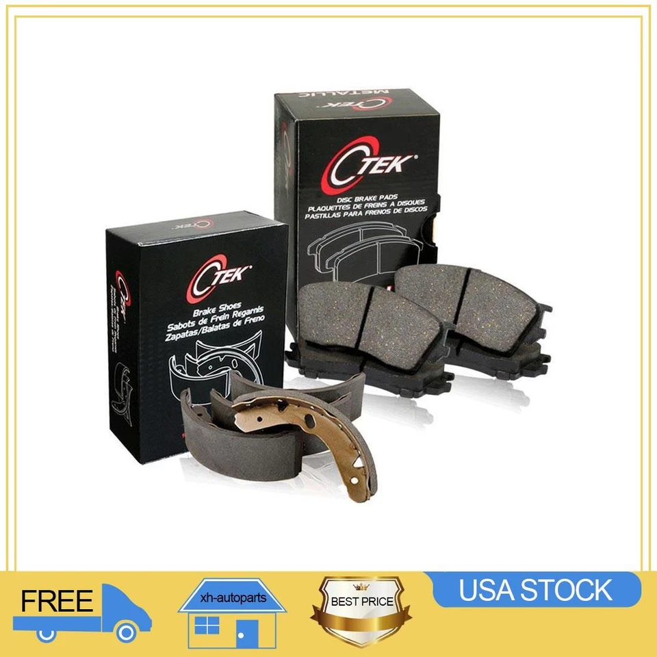 Передние и задние металлические тормозные колодки и тормозные колодки 2КОМПЛЕКТА для Chevrolet Classic XH - Изображение 1 из 4