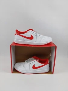 Air Jordan 1 Low Retro OG "White University Red" Men's Size 9 - Picture 1 of 9