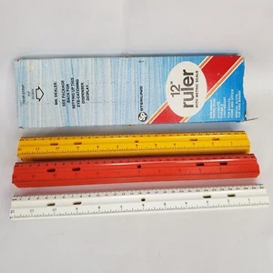 20 New 12" SP Sterling 515 Plastic School Rulers School Supplies Inch Metric - Picture 1 of 3