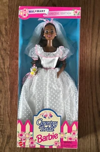 Muñeca Barbie Country Bride Afroamericana Walmart Edición Especial 1994 - Imagen 1 de 7