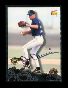 1995 SIGNATURE ROOKIES MAKE CALL AUTOGRAPH Baseball Card T4 JEFF DARWIN Mariners
