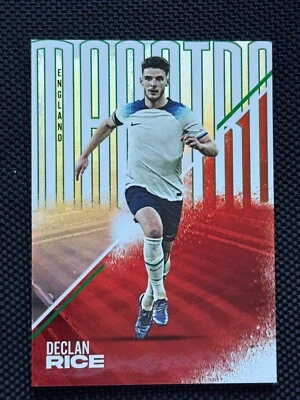 Futera 2024 FX World Football Maestro England Declan Rice 1/4 Green Case Hit - Image 1 of 2