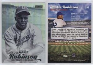 2017 Topps Stadium Club Rainbow Foil /25 Jackie Robinson #193 HOF