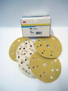 3M HOOKIT DISCHI ABRASIVI PREMIUM GOLD ORO 255P 15 FORI FORATI PREMIUM ABRASIVO - Imagen 1 de 1