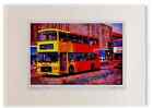 581018 Midland Fox 4522 In Leicester 1990 A3 Picture Frame Watercolour print