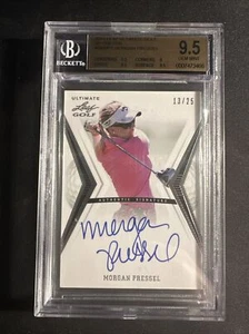 2012 Leaf Ultimate Morgan Pressel #BA-MP1 Rookie Silver Auto /25 RC BGS 9.5/10 - Picture 1 of 2