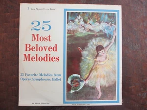 25 Most Beloved Melodies SBMN 1 All Disc Productions Classical Vinyl Record - Picture 1 of 4