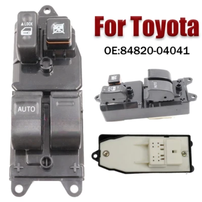 ABS Car Window Control Switch 84820-04041 For Toyota Tundra FJ Cruiser Sienna  - Image 1 of 4