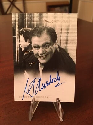 2000  George Murdoch Twilight Zone Signed Card #A-52 Rittenhouse Archives Ltd. - Image 1 of 2
