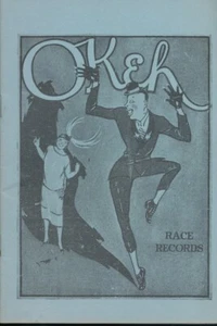 78tk-REPRO paper catalog -OKEH RACE 1920s - Imagen 1 de 1