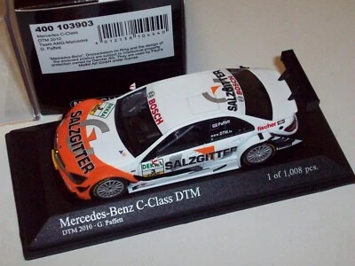 MINICHAMPS 1/43 400103903 MERCEDES-BENZ C-CLASS DTM 2010 #3 GARY PAFFETT 1008pcs - Immagine 1 di 4