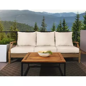 Sorra Home Sunbrella Outdoor Deep Seating Sofa Pillow and Cushion Set - Picture 1 of 22