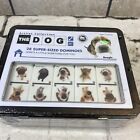 THE DOG 28 SUPERSIZED DOMINOES ARTLIST COLLECTION IN METAL LUNCH BOX Bulldog NEW