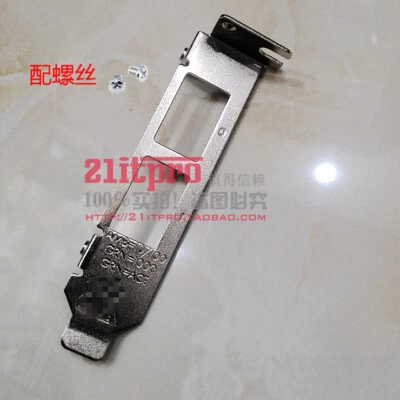Low profile Bracket for DELL 57810S 0W1GCR 0HN10N BCM957810A1008G DP 10Gb BASE-T - Image 1 of 3