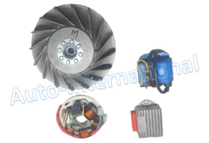 VESPA 12V IGNITION KIT FLYWHEEL 20MM CONE NON ELECTRIC START LML PX - Picture 1 of 7