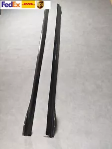 For Mercedes Benz W213 E43 E53 E63S Real Carbon Fiber Side Skirts Spoiler - Picture 1 of 7