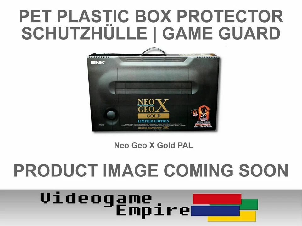 GAMEGUARD 1x funda protectora 0,4 mm para consola SNK NeoGeo X Gold embalaje original funda caja protectora