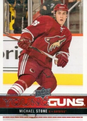 Michael Stone Phoenix Coyotes 2012-13 Upper Deck Series One YG RC 241 - Image 1 of 2