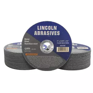 Paquete de 50 4" X .040" X 5/8" Ruedas de corte Discos de corte Acero inoxidable y metal - Imagen 1 de 5