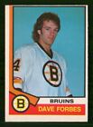 Dave Forbes Rc 1974-75 O-Pee-Chee 74-75 No 266 Ex+    66997
