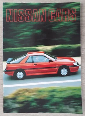 Nissan Range Brochure 1986 - 300C 300ZX Silvia Laurel Bluebird Sunny Micra - Image 1 of 4