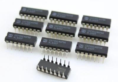 Новый Qty 10 Harris CD74HC4075E или ворота IC 3 канала 14-PDIP - Изображение 1 из 4