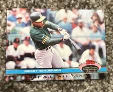 Rickey Henderson 1992 Stadium Club #83 HOF GOAT
