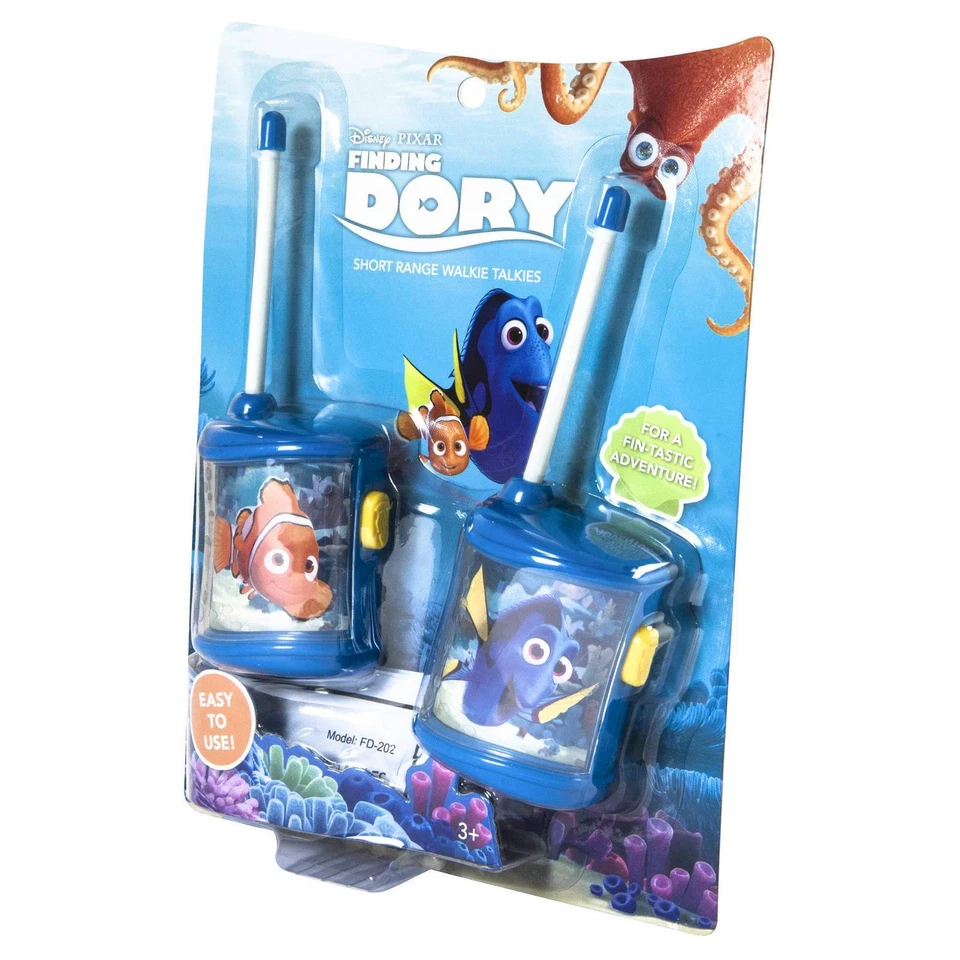 Disney Pixar Finding Dory Short Range Walkie Talkies Damaged