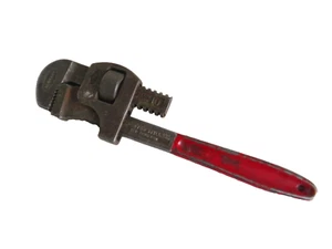 Llave de tubo Stillson mejorada de colección 10 - The Ridge Tool Co. Elyria, Ohio EE. UU. - Imagen 1 de 15