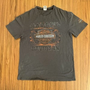 Camiseta Harley Davidson Para Hombre Motociclista Chopper Polvo Barril Talla Mediana Mason Ohio T97 - Imagen 1 de 6