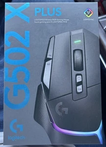 Logitech G502 X PLUS Wireless Gaming Mouse - Black (Brand New & Sealed) - Afbeelding 1 van 2