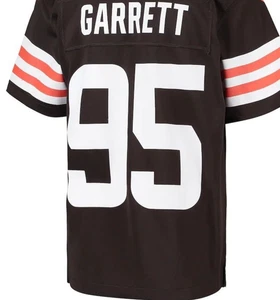 Myles Garrett #95 Cleveland Browns Stitched Rugby Style Jersey Sz 2XL - Picture 1 of 5